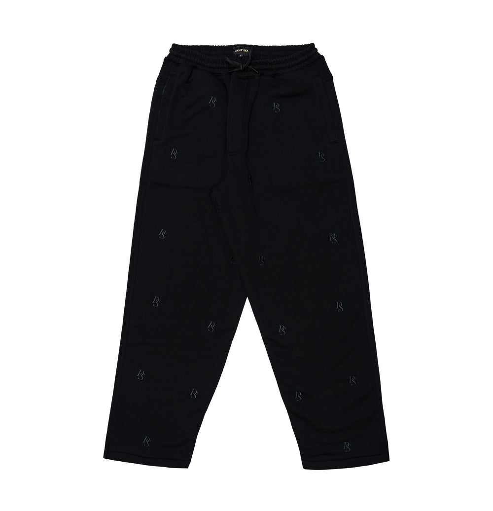 Relaxed Sweat Pants black DS Overall embroideries