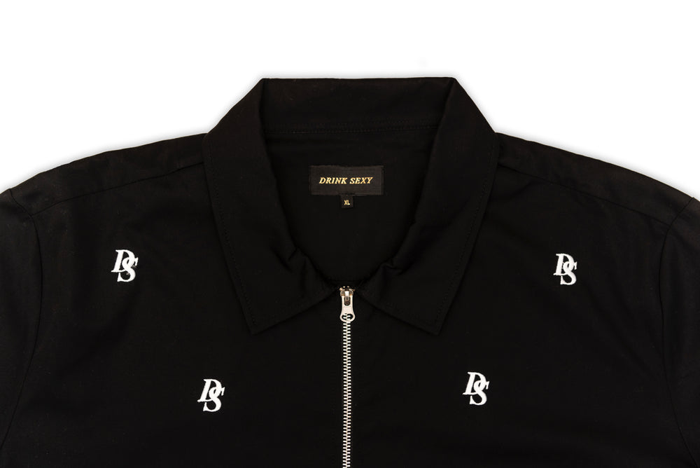 Black City Jacket ''Overall DS embroideries''