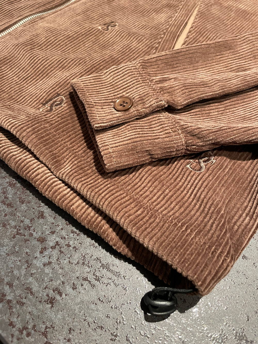 brown cord jacket